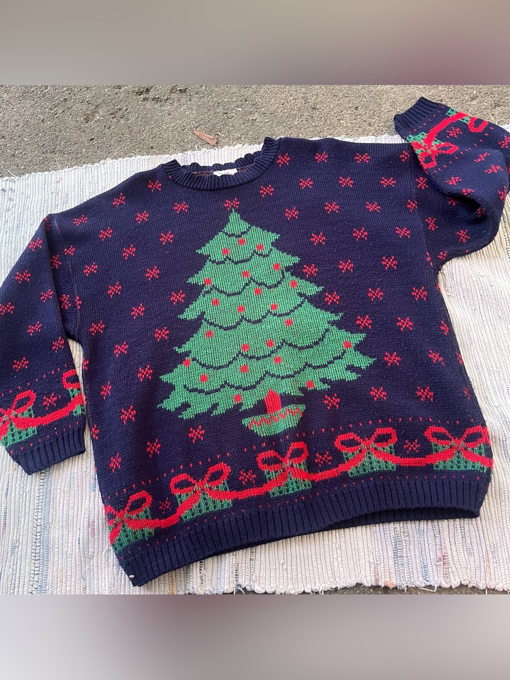 Vintage Nutcracker Ugly Christmas Tree Sweatet